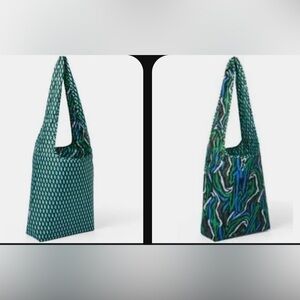 Diane Von Furstenberg beautiful reversible market/shopping tote bag crossbody